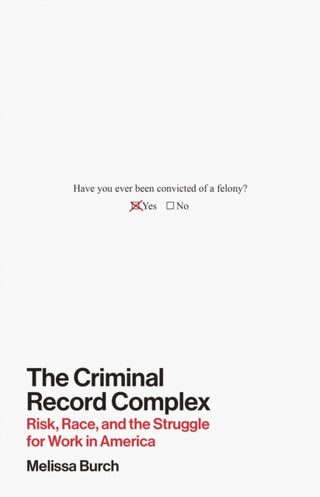 Cover image for 9780691272108 - The Criminal Record Complex – Risk, Race, and the Struggle for Work in America