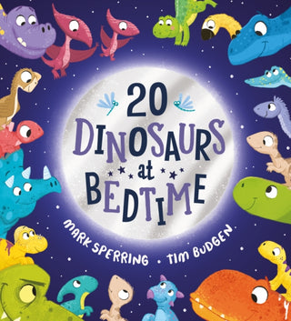 Cover image for 9780702304231 - Twenty Dinosaurs at Bedtime (PB)