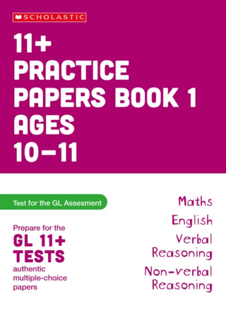 Supplemental image for 9780702308888 - 11+ Practice Papers for the GL Assessment Ages 10-11 - Book 1