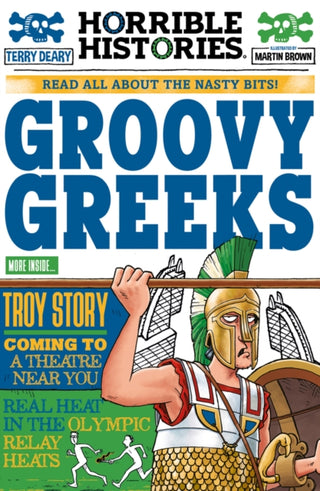 Cover image for 9780702312410 - Groovy Greeks (newspaper edition)