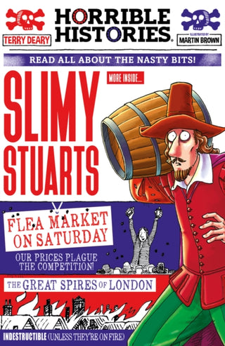 Cover image for 9780702319075 - Slimy Stuarts (newspaper edition)