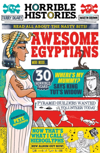 Cover image for 9780702322914 - Awesome Egyptians (newspaper edition)