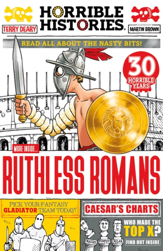 Cover image for 9780702322921 - Ruthless Romans (newspaper edition)