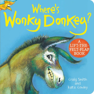 Cover image for 9780702325649 - Where's Wonky Donkey? Felt Flaps