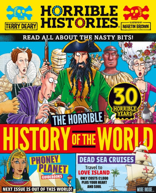 Cover image for 9780702326530 - Horrible History of the World (newspaper edition)