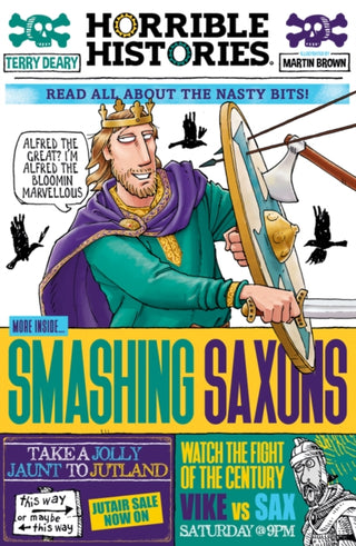 Cover image for 9780702331015 - Smashing Saxons (newspaper edition)