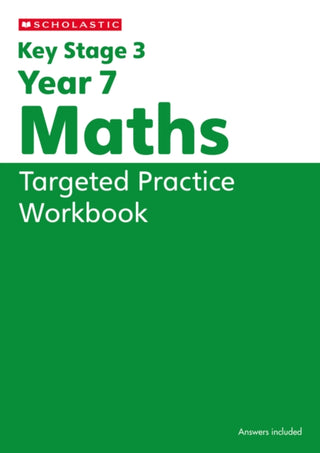 Cover image for 9780702336485 - KS3 Year 7 Maths Targeted Practice Workbook