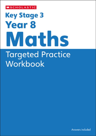 Supplemental image for 9780702336492 - KS3 Year 8 Maths Targeted Practice Workbook with answers.