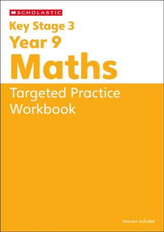 Supplemental image for 9780702336508 - KS3 Year 9 Maths Targeted Practice Workbook with answers.