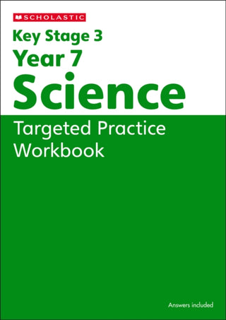 Cover image for 9780702336522 - KS3 Year 7 Science Targeted Practice Workbook with answers.