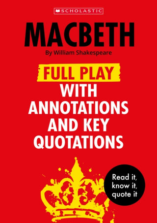 Cover image for 9780702336676 - Macbeth: Full Play with Annotations and Key Quotations