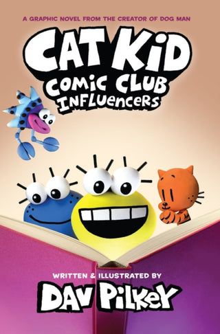 Cover image for 9780702338021 - Cat Kid Comic Club 5: Influencers (PB)