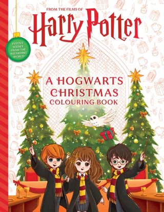 Cover image for 9780702345074 - A Hogwarts Christmas Colouring Book