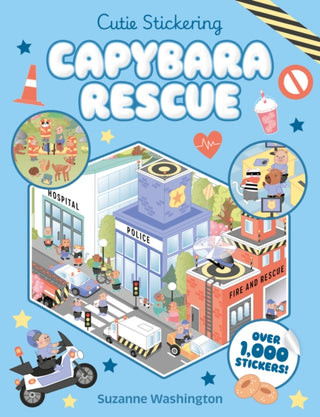 Cover image for 9780702345104 - Cutie Stickering Capybara Rescue: The Ultimate Cosy Sticker Book