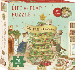 Cover image for 9780711287853 - Cat Family Christmas Lift-the-Flap Puzzle