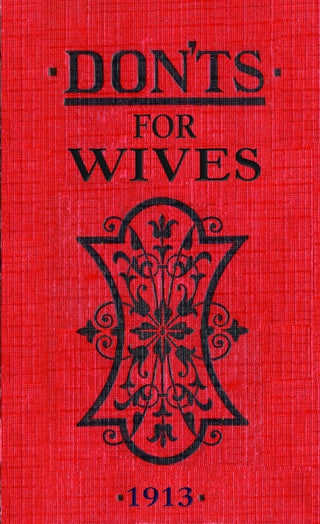 Cover image for 9780713687903 - Don'ts for Wives
