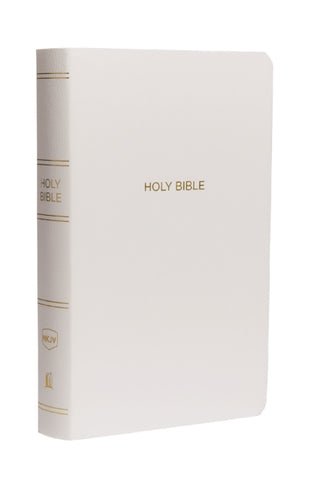 Cover image for 9780718075163 - NKJV, Gift and Award Bible, Leather-Look, White, Red Letter, Comfort Print