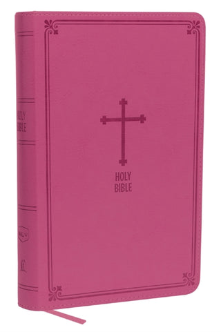 Cover image for 9780718075279 - NKJV, Deluxe Gift Bible, Leathersoft, Pink, Red Letter, Comfort Print