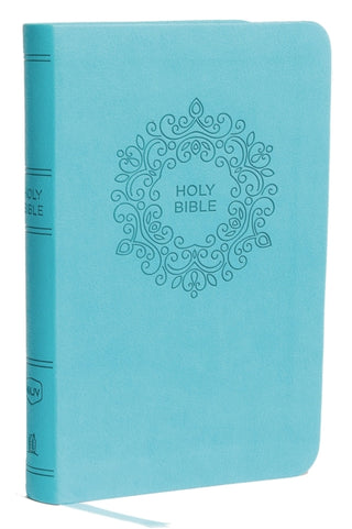 Cover image for 9780718075514 - NKJV, Thinline Bible, Compact, Leathersoft, Blue, Red Letter, Comfort Print