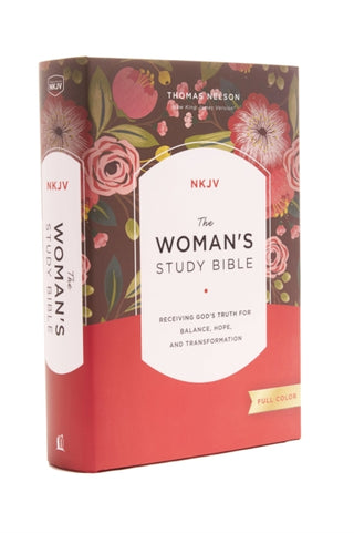 Cover image for 9780718086749 - NKJV, The Woman's Study Bible, Hardcover, Red Letter, Full-Color Edition