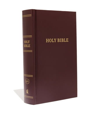 Cover image for 9780718095444 - KJV, Pew Bible, Large Print, Hardcover, Burgundy, Red Letter, Comfort Print