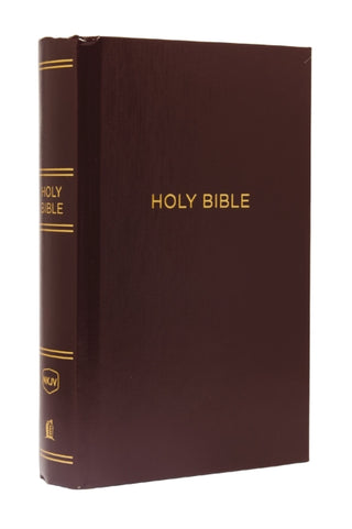 Cover image for 9780718095635 - NKJV, Pew Bible, Large Print, Hardcover, Burgundy, Red Letter, Comfort Print
