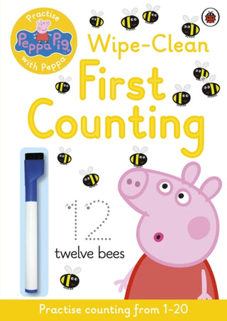 Cover image for 9780723297765 - Peppa Pig: Practise with Peppa: Wipe-Clean First Counting