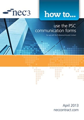 Supplemental image for 9780727759177 - How to use the PSC communication forms