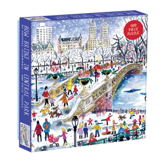 Supplemental image for 9780735356863 - Michael Storrings Bow Bridge In Central Park 500 Piece Puzzle