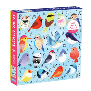 Supplemental image for 9780735357655 - Songbirds 500 Piece Family Puzzle