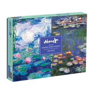 Supplemental image for 9780735358133 - Monet 500 Piece Double Sided Puzzle