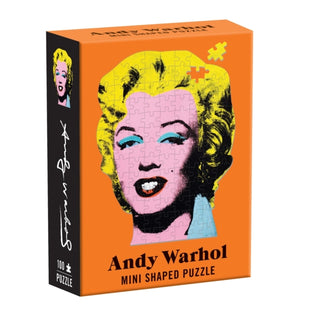 Cover image for 9780735359963 - Andy Warhol Mini Shaped Puzzle Marilyn