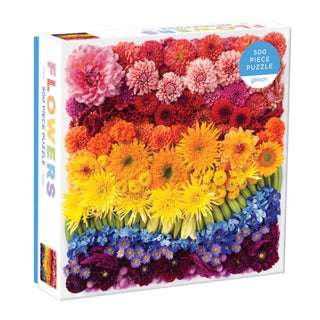 Supplemental image for 9780735361430 - Rainbow Summer Flowers 500 Piece Puzzle