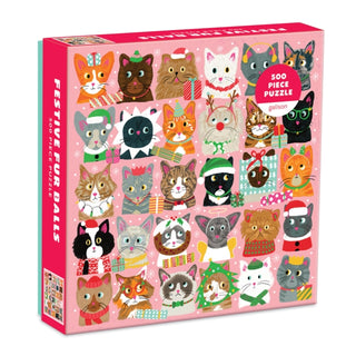 Supplemental image for 9780735362192 - Festive Furballs 500 Piece Puzzle