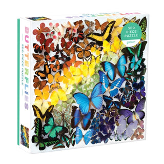 Supplemental image for 9780735362567 - Rainbow Butterflies 500 Piece Puzzle