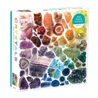 Supplemental image for 9780735362710 - Rainbow Crystals 500 Piece Puzzle