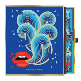 Cover image for 9780735362970 - Jonathan Adler 750 Piece Lips Shaped Puzzle