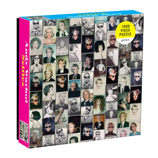 Cover image for 9780735363120 - Andy Warhol Selfies 1000 Piece Puzzle in a Square Box