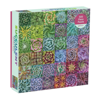 Supplemental image for 9780735363427 - Succulent Spectrum 500 Piece Puzzle