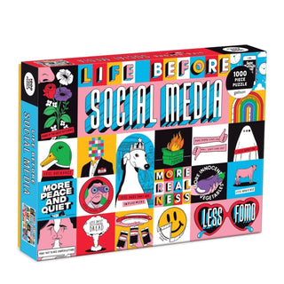 Supplemental image for 9780735364721 - Life Before Social Media 1000 Piece Puzzle