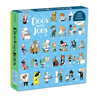 Cover image for 9780735364820 - Dogs With Jobs 500 Piece Puzzle