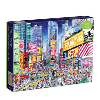 Supplemental image for 9780735367074 - Michael Storrings Times Square 1000 Piece Puzzle