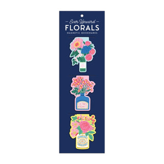 Cover image for 9780735367395 - Ever Upward Florals Shaped Magnetic Bookmarks