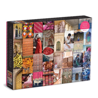 Cover image for 9780735368569 - Patterns of India: A Journey Through Colors, Textiles and the Vibrancy of Rajasthan 1000 Piece Puzzle