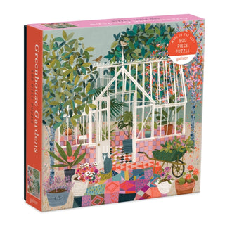 Cover image for 9780735368590 - Greenhouse Gardens 500 Piece Puzzle