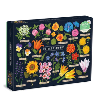 Supplemental image for 9780735369078 - Edible Flowers 1000 Piece Puzzle