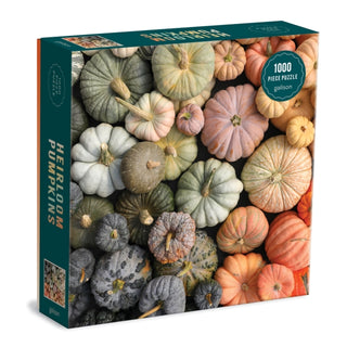 Cover image for 9780735369559 - Heirloom Pumpkins 1000 Piece Puzzle in Square Box