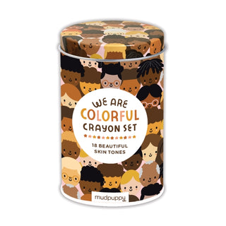 Supplemental image for 9780735369771 - We are Colorful Skin Tone Crayon Set