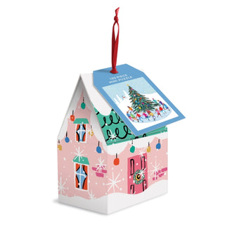 Supplemental image for 9780735370159 - Tree Skaters 130 Piece Puzzle Ornament