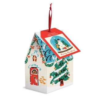 Supplemental image for 9780735370166 - Snow Globe 130 Piece Puzzle Ornament